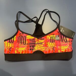 Zoot Neon Pink and Black Sports Bra